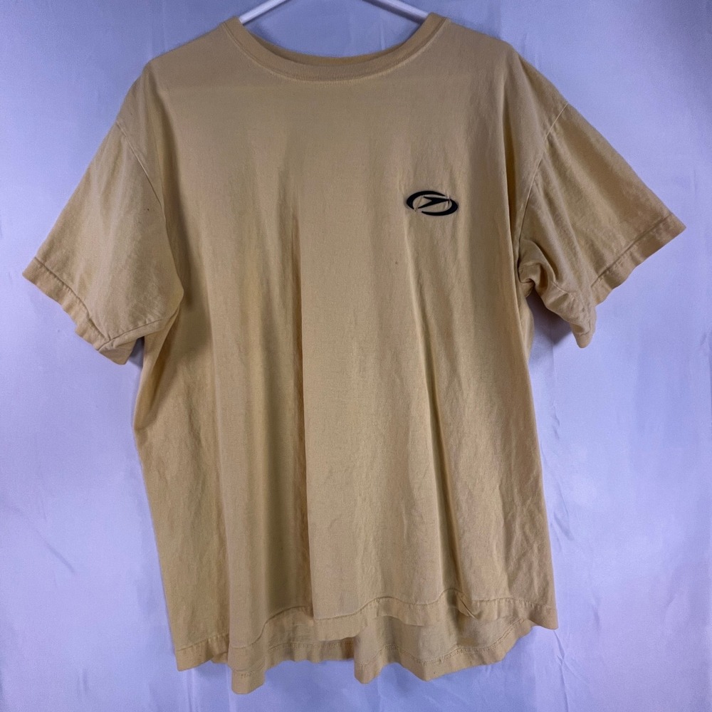 Speedo Mens Short Sleeve T-Shirt Yellow Embroidered Logo Crew Neck Sporty Top